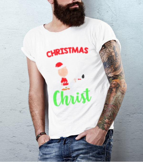 Charlie Brown Snoopy Christmas Christ T-Shirt