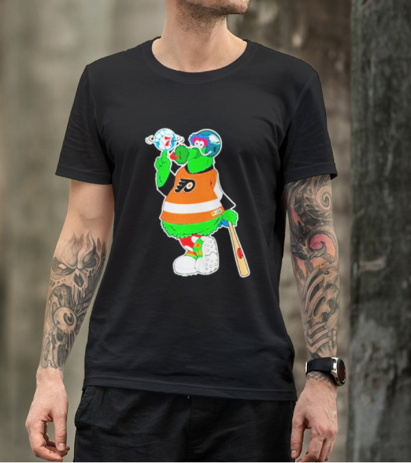 Philly Phanatic Philadelphia Flyers NHL Fan Art Sports T-Shirt