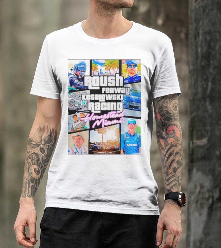 Roush Fenway Keselowski Racing Homestead Miami Fastenal T-Shirt