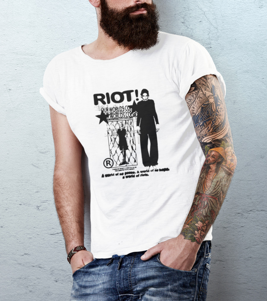 RIOT Our Worlds Could No Peace No Hope T-Shirt