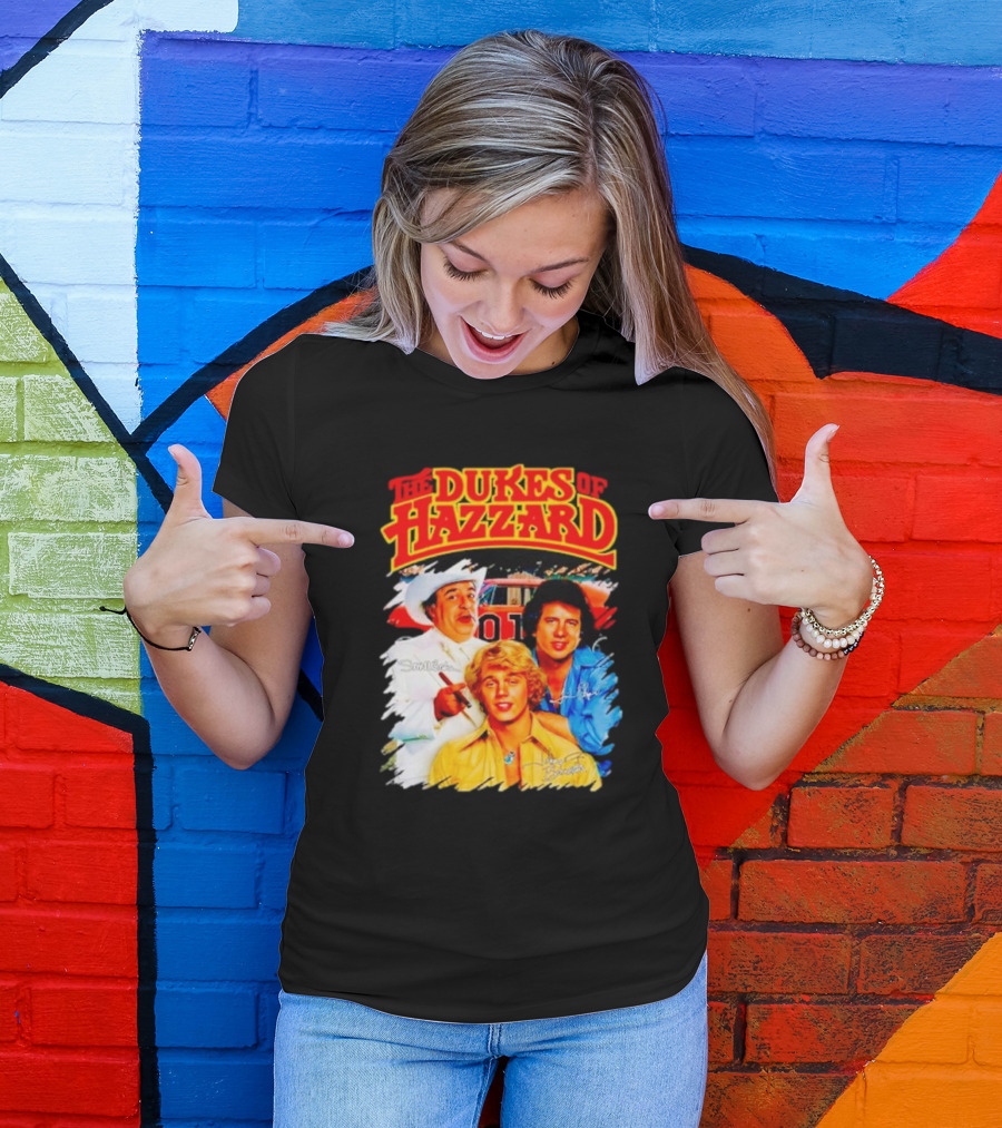 The Dukes Of Hazzard 01 Cast Signature T-Shirt