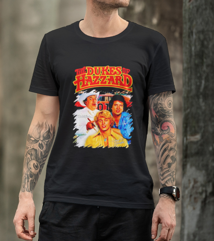 The Dukes Of Hazzard 01 Cast Signature T-Shirt