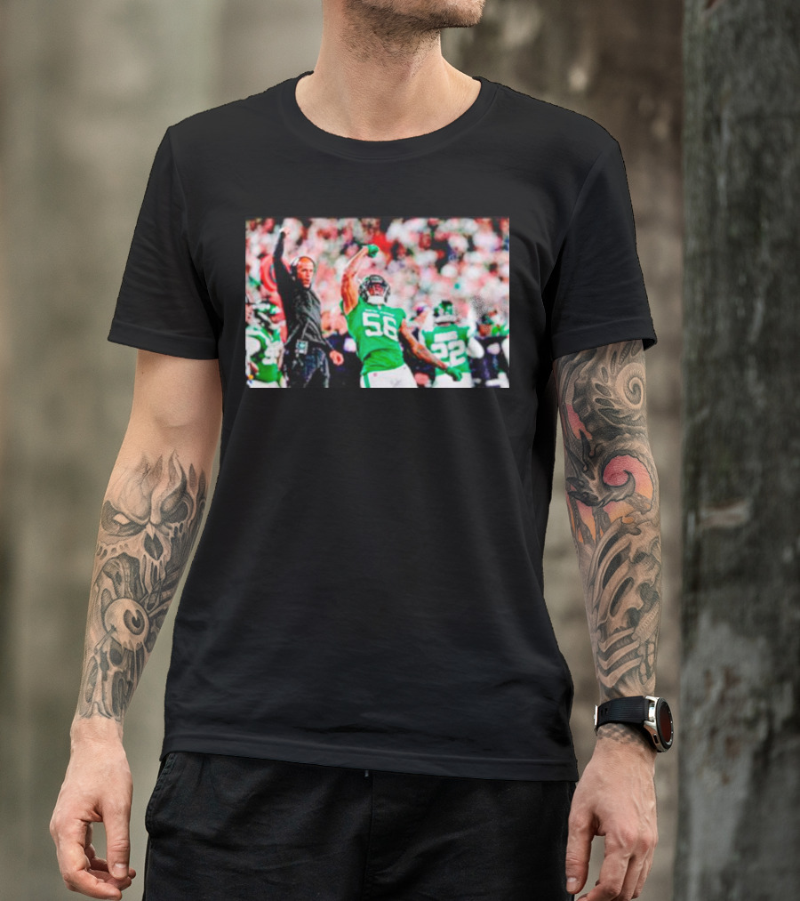 Quincy Williams And Rob Saleh New York Jets Victory T-Shirt