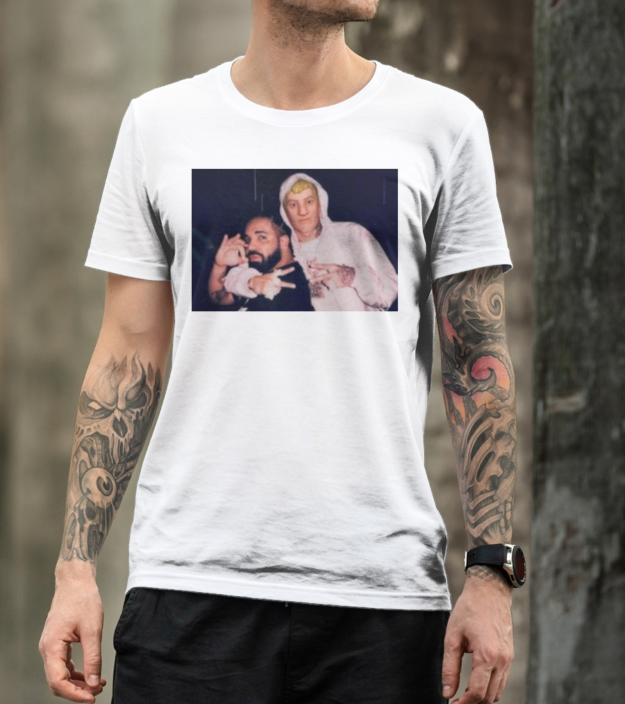 Drake X Jonesy Friends Collaboration Image With Rapper And Fortnite Character T-Shirt