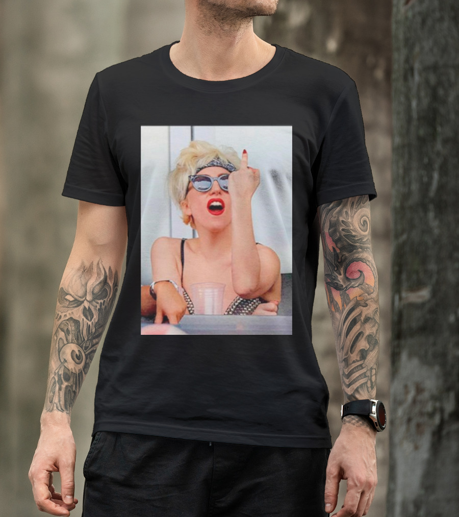 Lady Gaga Celebratory Gesture Iconic Pose T-Shirt