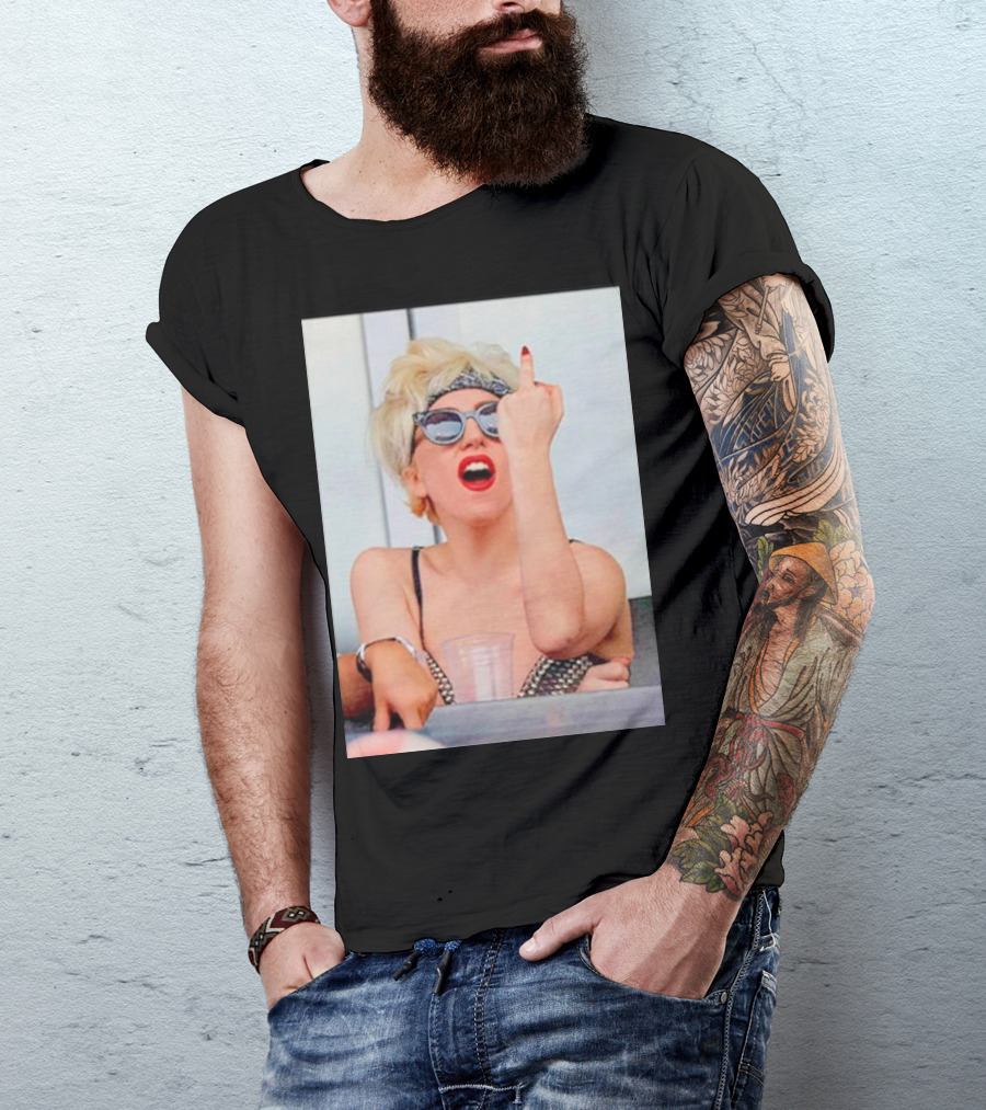 Lady Gaga Celebratory Gesture Iconic Pose T-Shirt