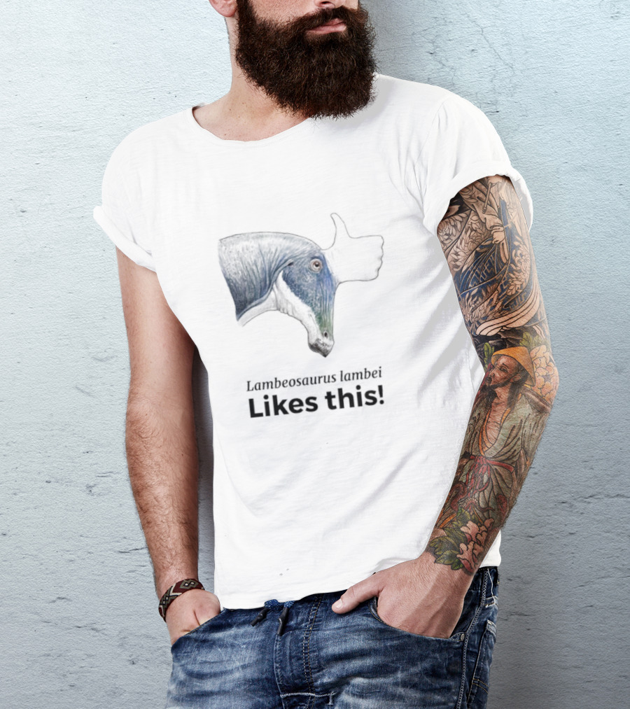 Lambeosaurus Lambei Likes This Thumbs Up Dinosaur Approval T-Shirt