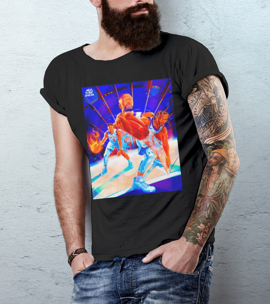 New York Forever Basketball Fireball Legends Stadium Action T-Shirt