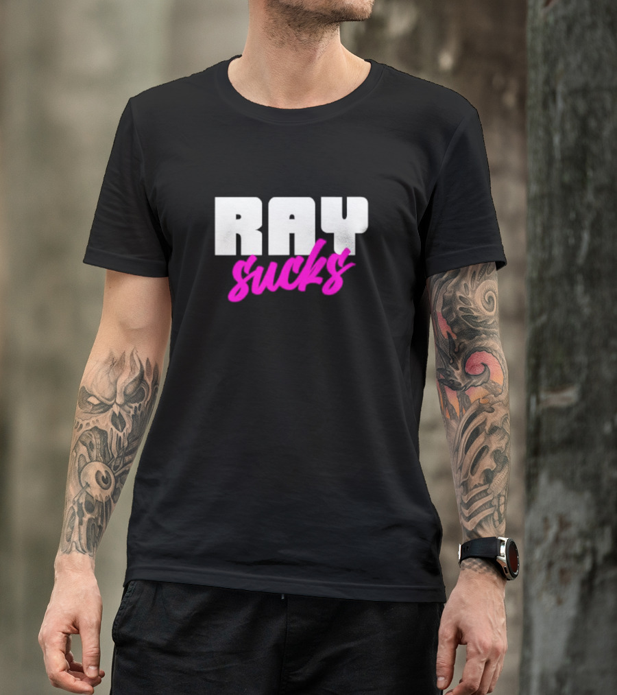 RAY SUCKS Bold Pink T-Shirt