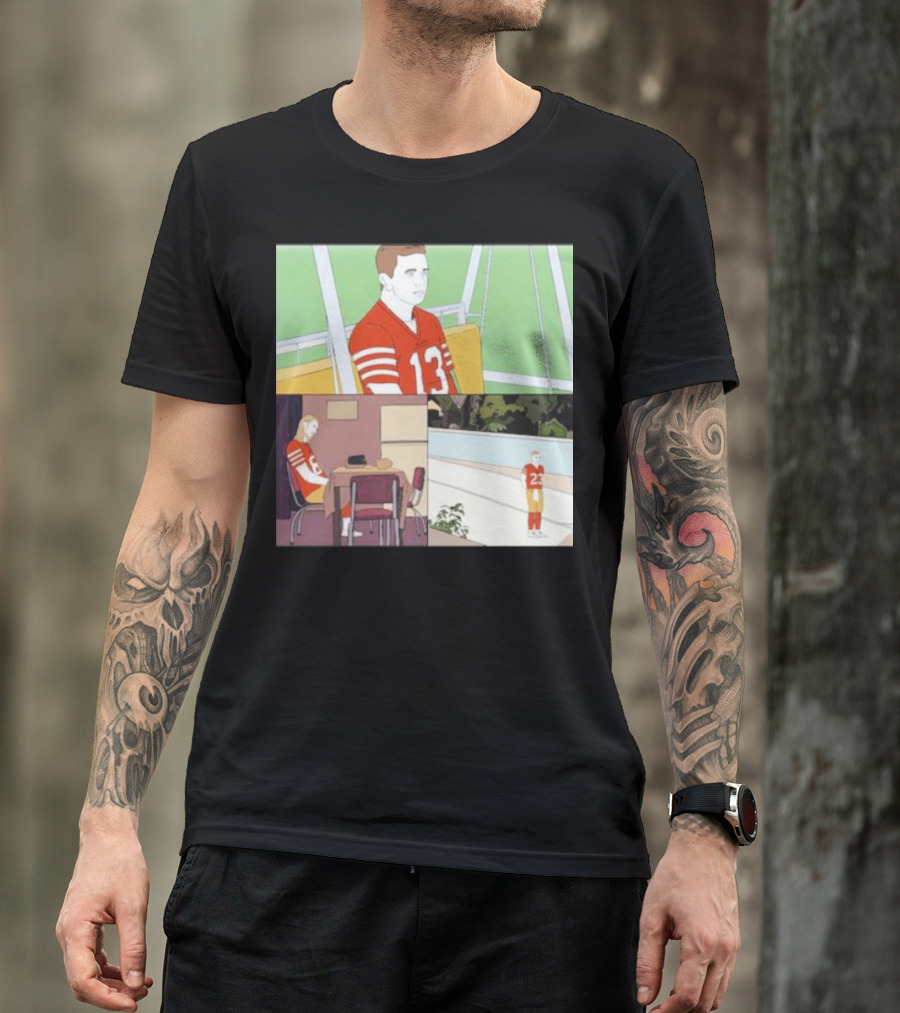 Bye Week Mood Football Reflection Trio T-Shirt