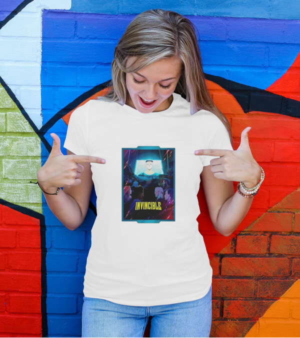 Invincible Season Two Episode One Animated Characters And Vibrant Colors T-Shirt