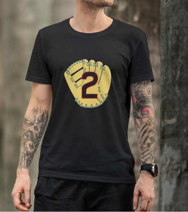 Nico Hoerner Baseball Glove Number 2 T-Shirt