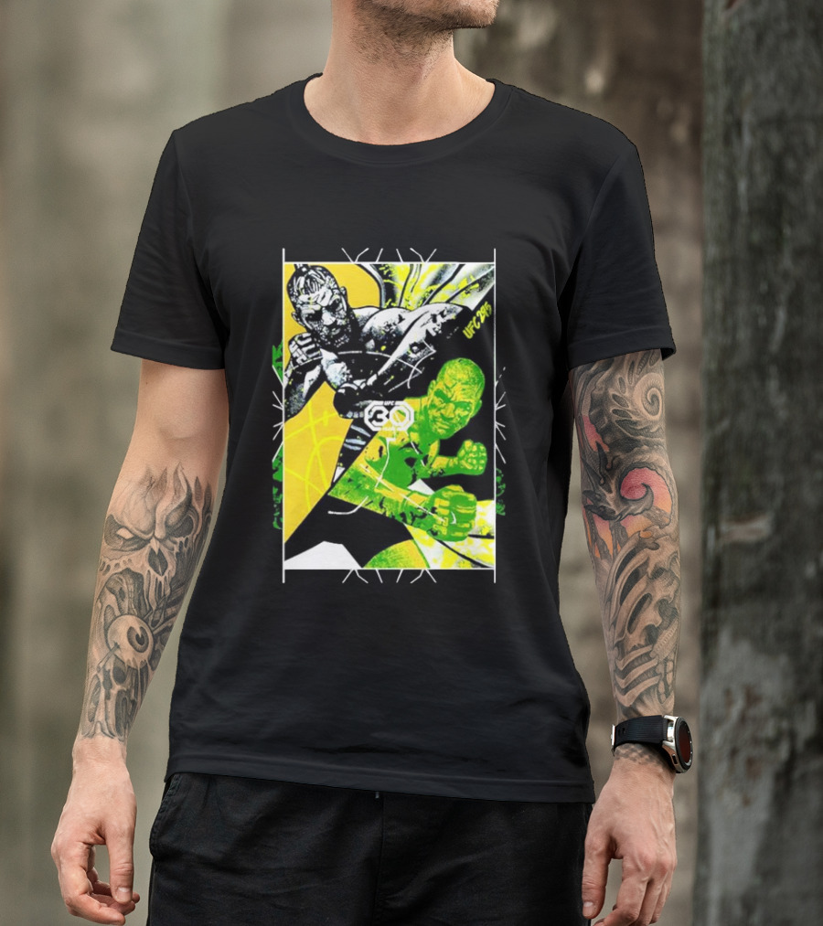UFC 295 Artist Series Men’s 30th Anniversary Fighters Dynamic Action T-Shirt