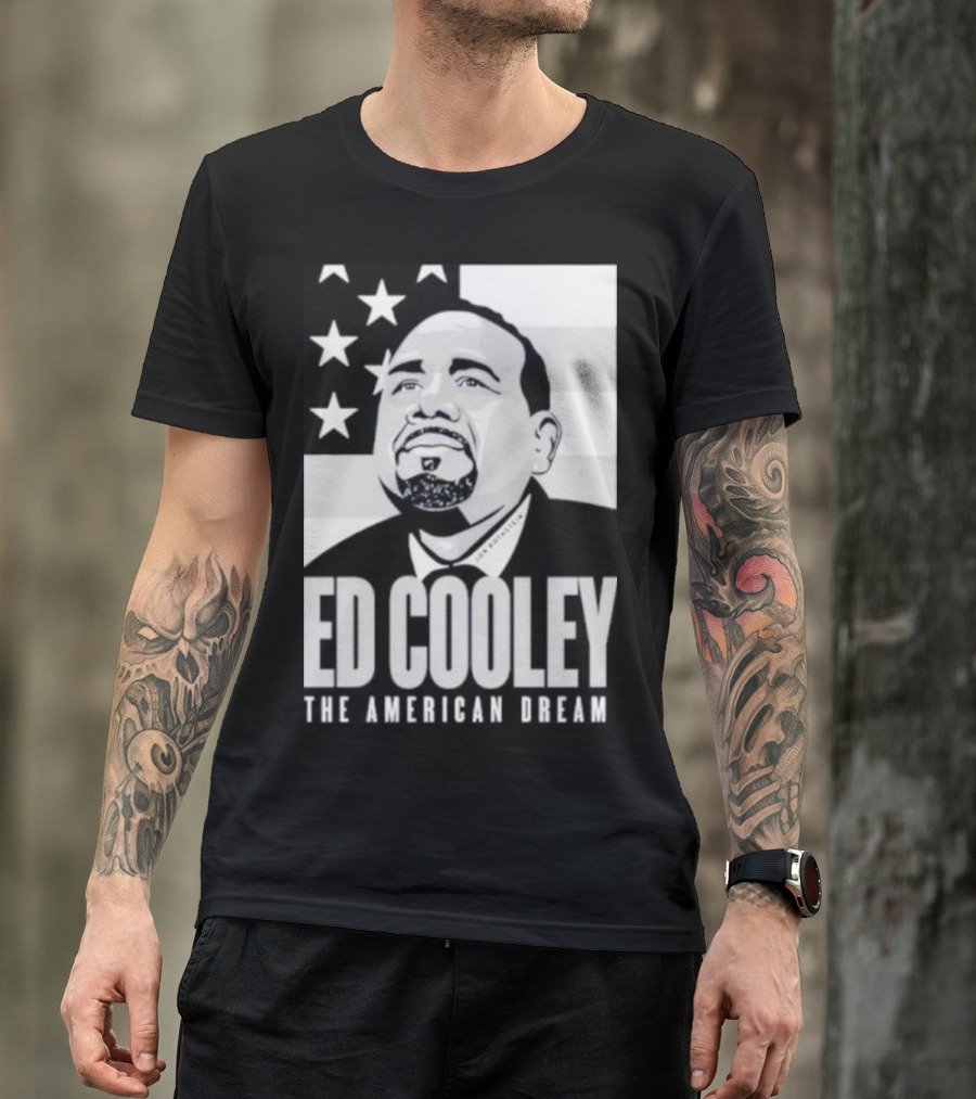 Ed Cooley The American Dream USA Flag T-Shirt