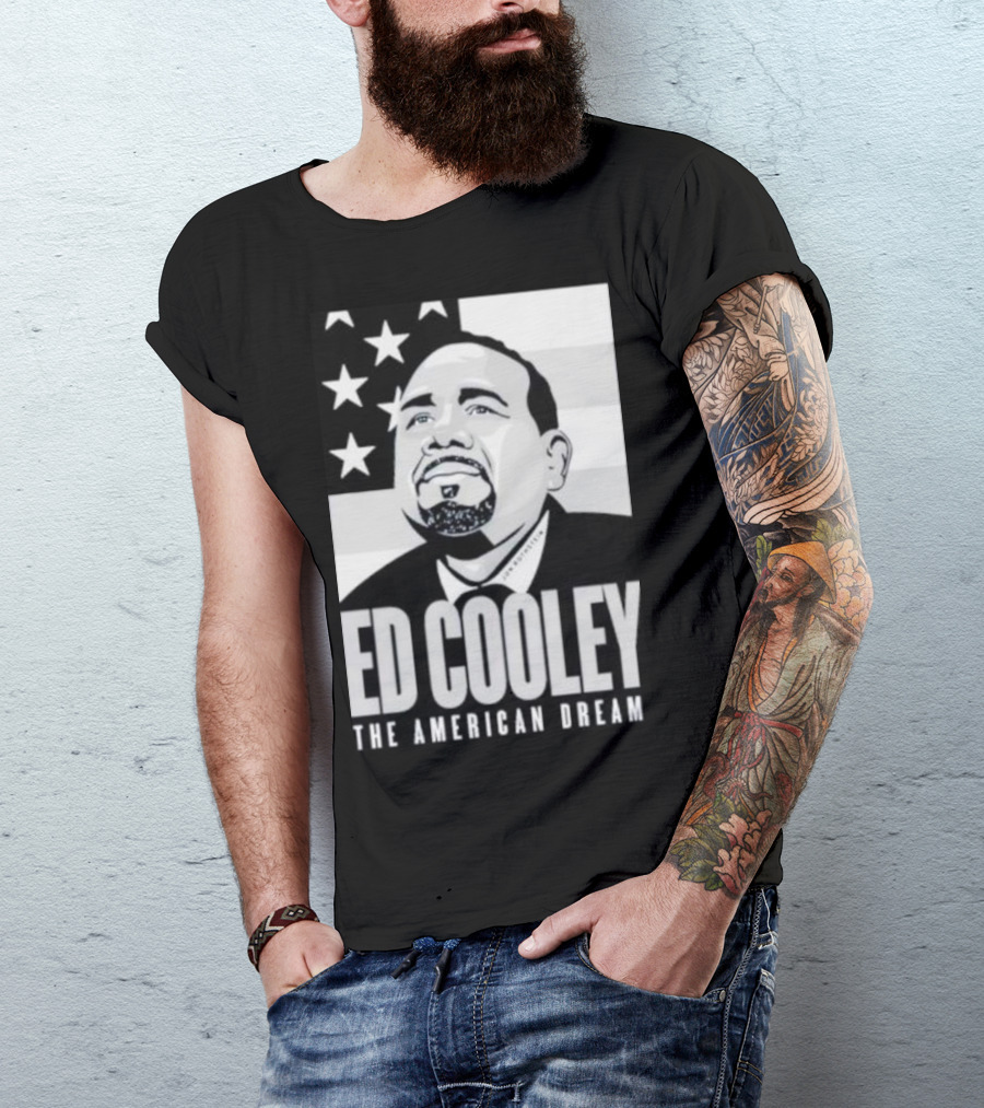 Ed Cooley The American Dream USA Flag T-Shirt