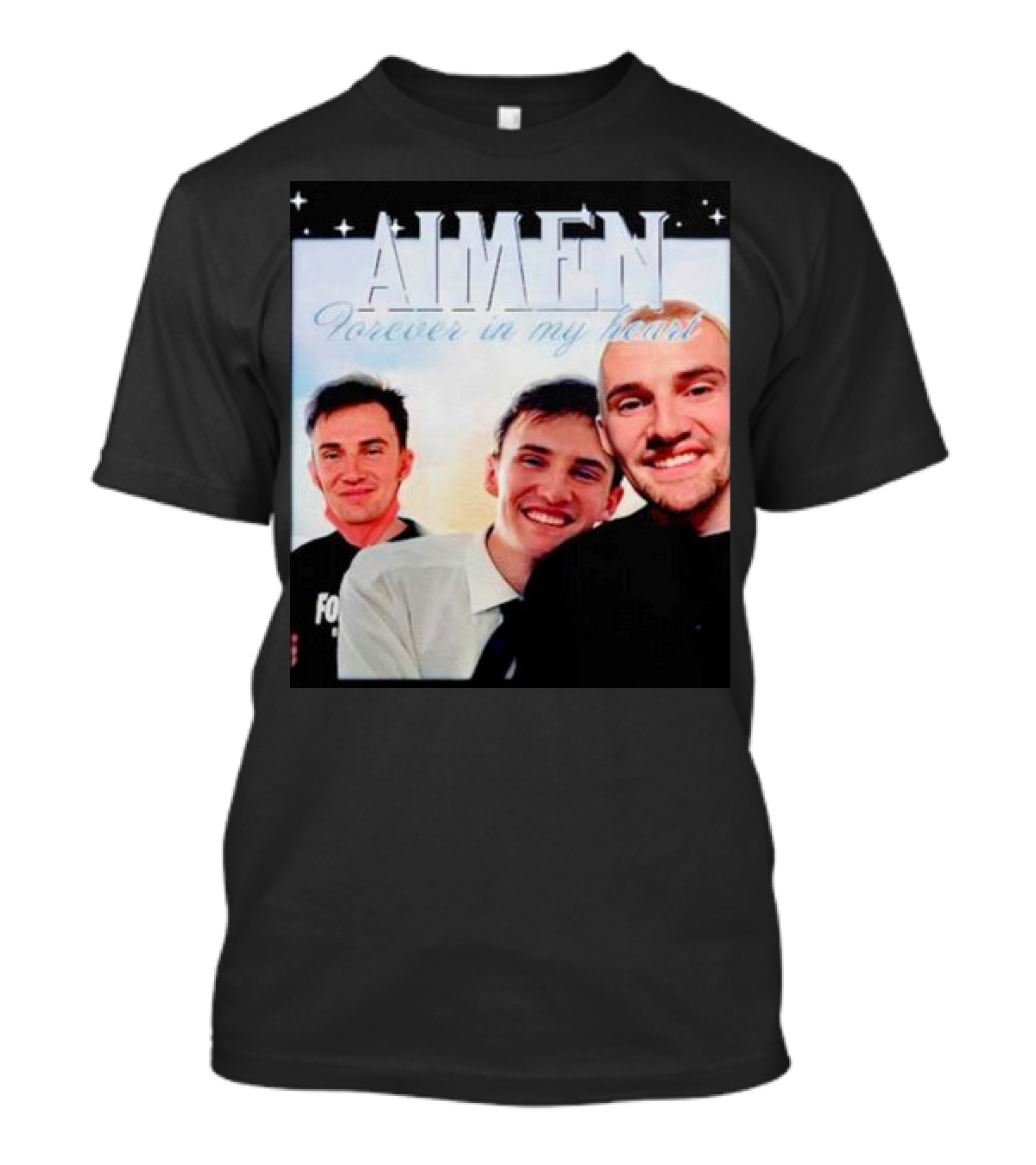 AIMEN Forever In My Heart With Smiling Friends And Stars T-Shirt