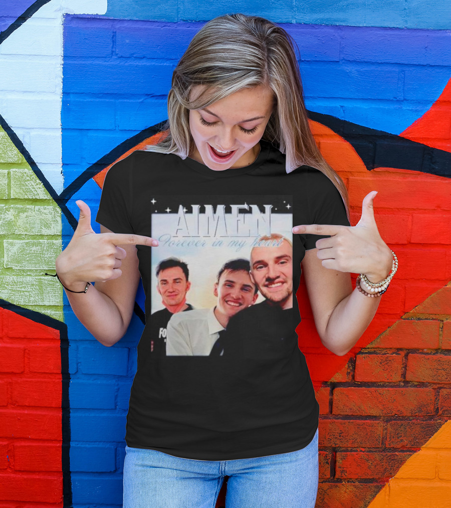 AIMEN Forever In My Heart With Smiling Friends And Stars T-Shirt
