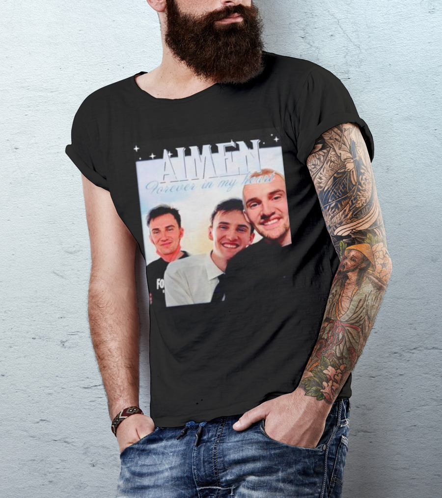 AIMEN Forever In My Heart With Smiling Friends And Stars T-Shirt