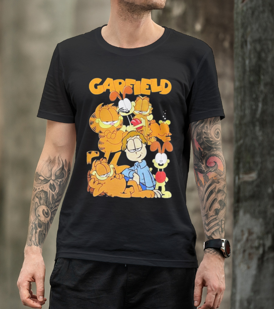 Garfield And Friends Group Character T-Shirt
