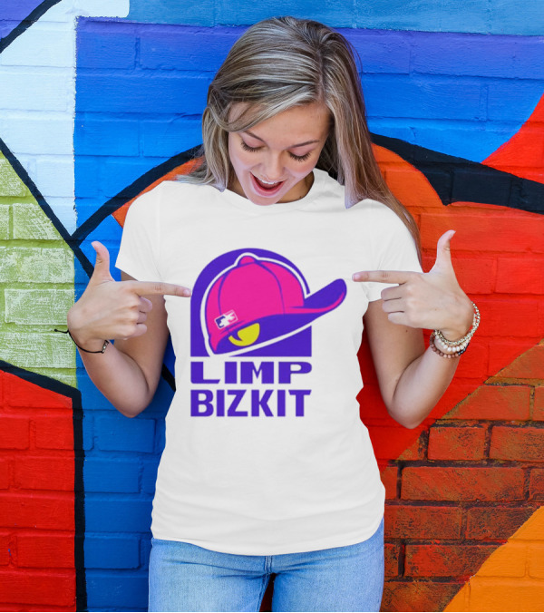Limp Bizkit Logo With Pink Hat And Taco Bell T-Shirt