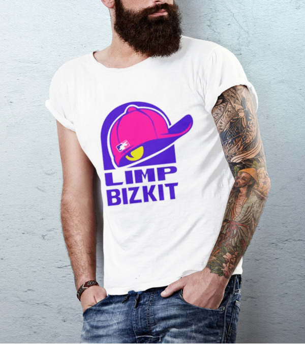 Limp Bizkit Logo With Pink Hat And Taco Bell T-Shirt