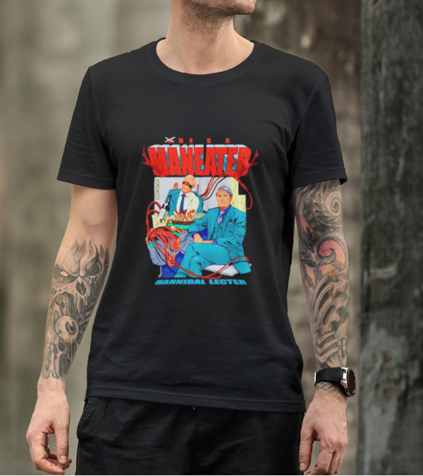 Maneater Hannibal Lecter Vintage Comic T-Shirt