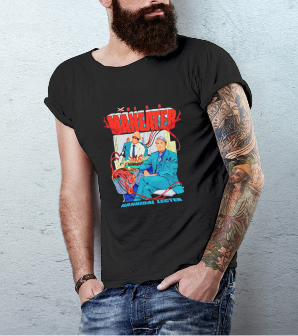 Maneater Hannibal Lecter Vintage Comic T-Shirt
