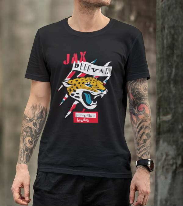 Jax Duuuval Jacksonville To London Jaguars T-Shirt