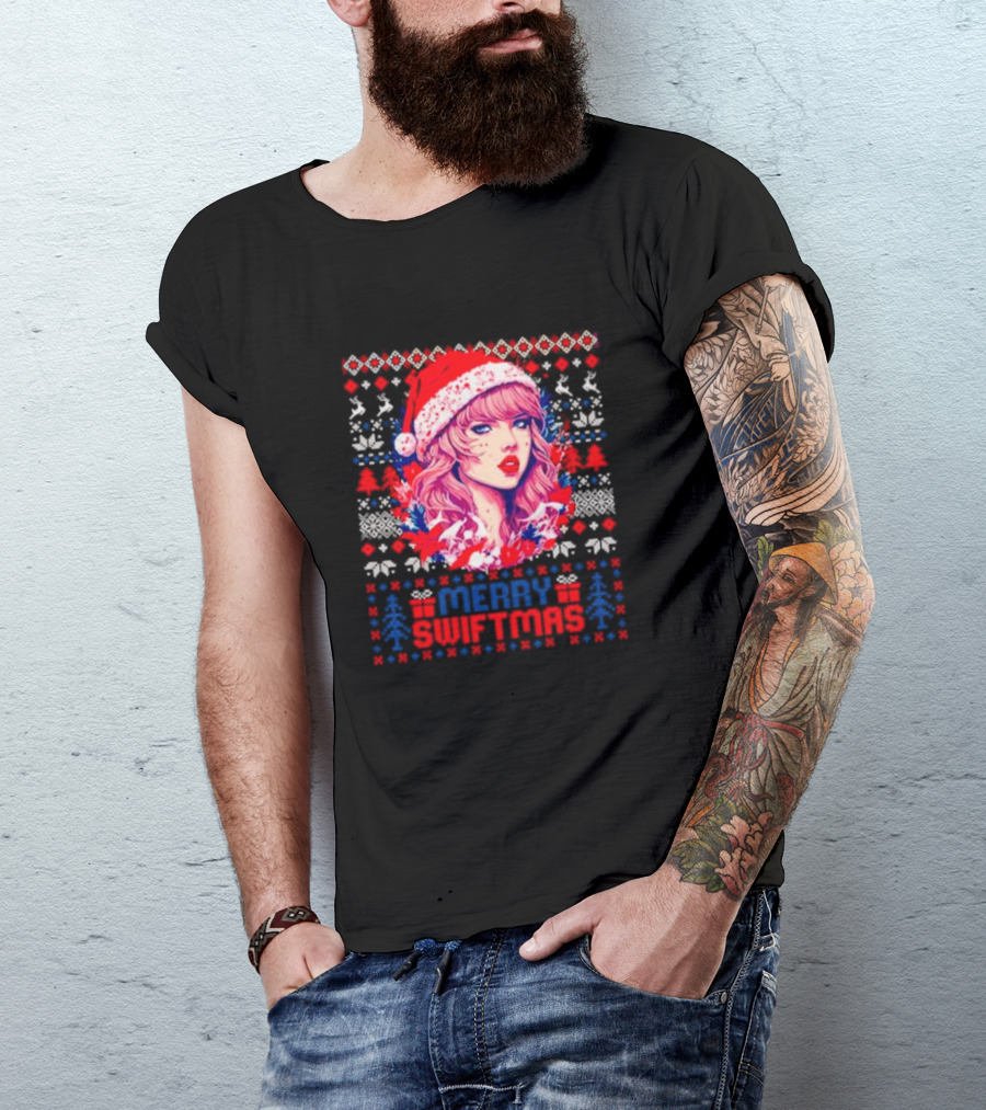 Merry Swiftmas Festive Christmas T-Shirt