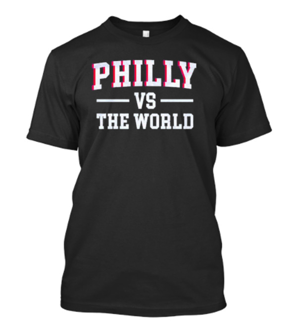 Philly Vs The World Basketball Showdown Rivalry Fan Gear T-Shirt