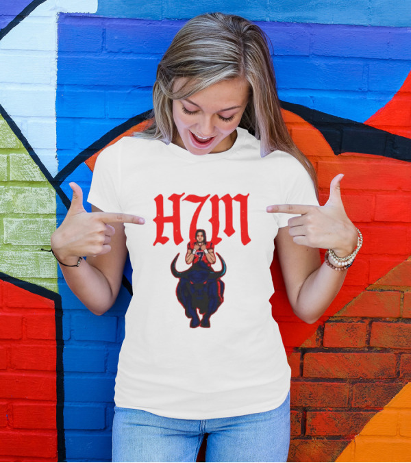 H7M CJ Stroud Houston Texans Bull T-Shirt
