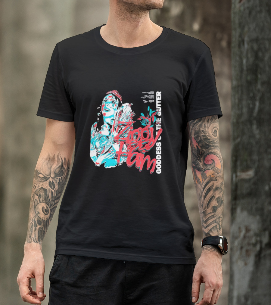 Ziggy Haim Goddess Of The Gutter Vibrant Portrait Style Iconic T-Shirt