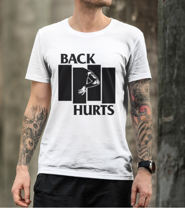 Black Flag Back Hurts T-Shirt