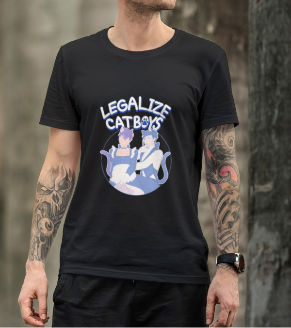 Legalize Catboys Dan And Phil-Inspired Fandom Concept T-Shirt