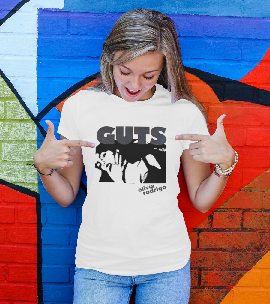 Guts Olivia Rodrigo Glittering T-Shirt
