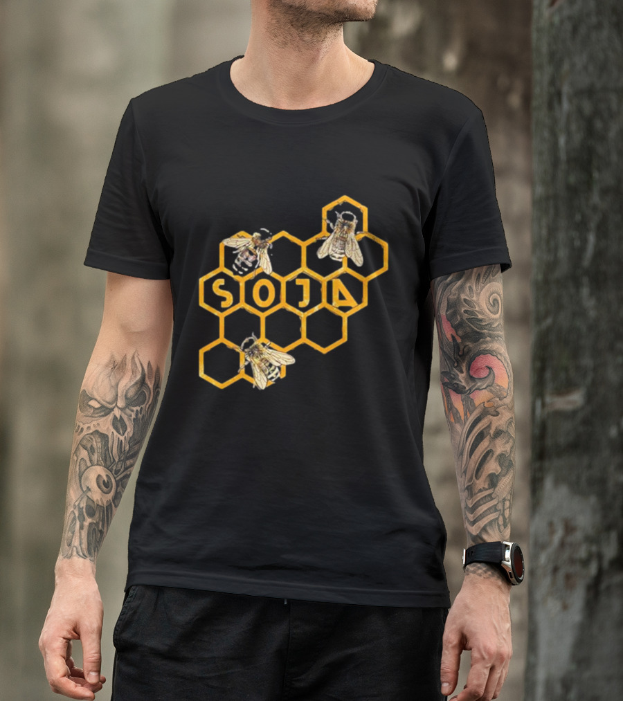 SOJA Bee Honeycomb T-Shirt