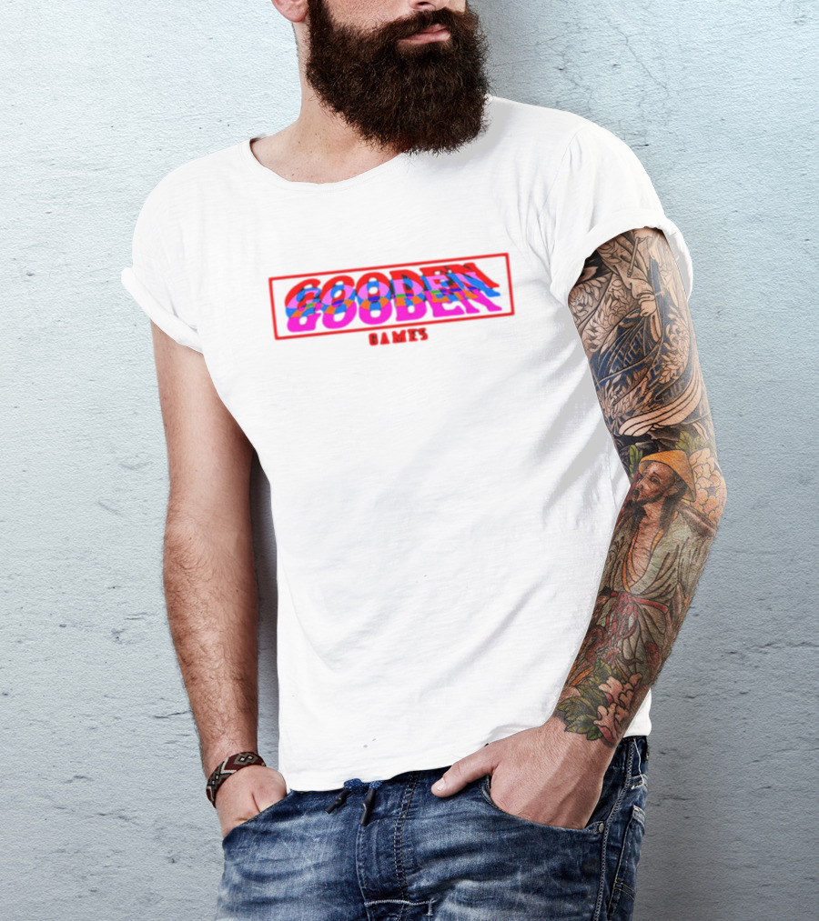 Drew Gooden Merch Gooden Games Glitch Text T-Shirt