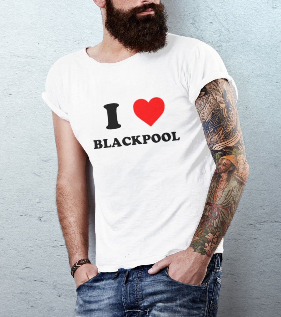 I Love Blackpool Heart T-Shirt