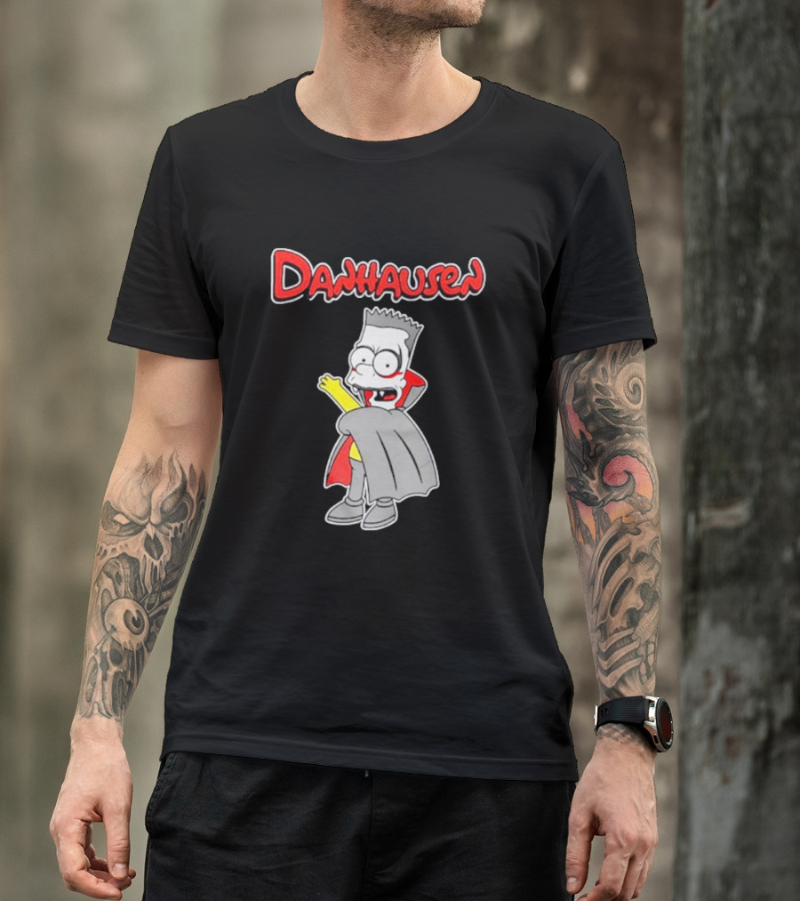 Danhausen Bootleghausen Cartoon Homage Character Mashup T-Shirt