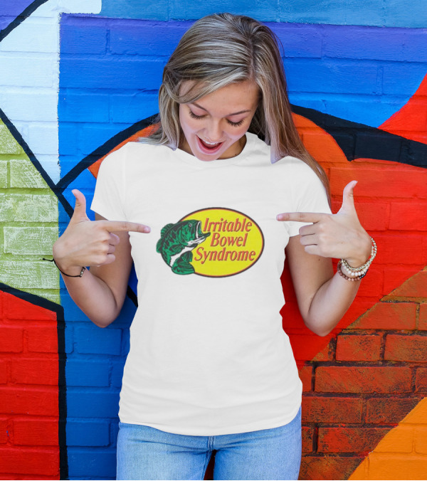 Irritable Bowel Syndrome Bass Fish T-Shirt