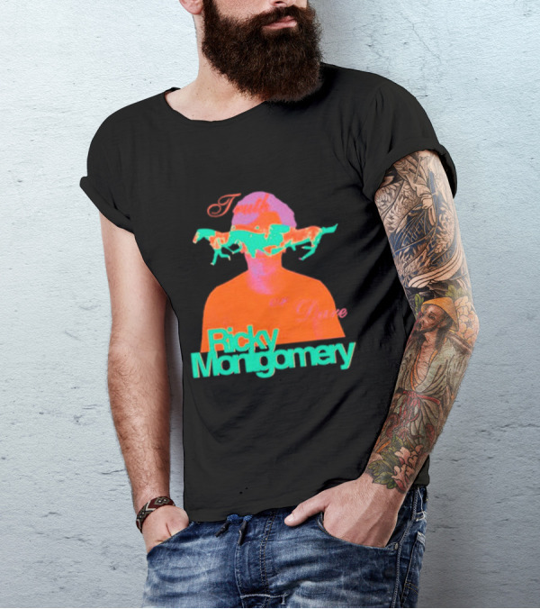 Ricky Montgomery Truth Or Dare Vibrant Horse Overlay T-Shirt