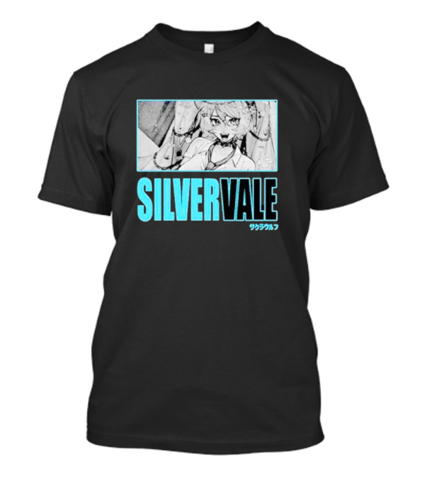 Silvervale サクラワルフ Vintage Manga Style Polaroid T-Shirt