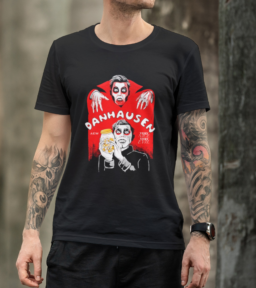 AEW Danhausen Very Nice Very Evil Faust T-Shirt