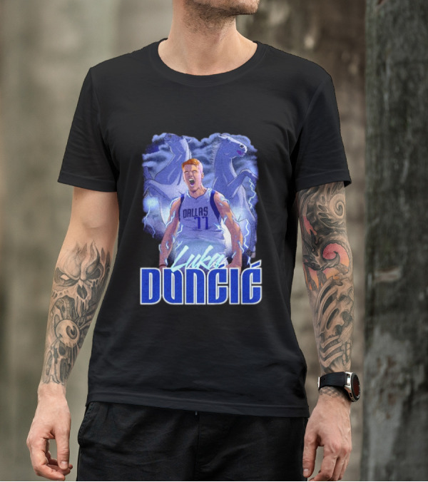 Luka Doncic Dallas Mavericks Basketball Mavericks Player T-Shirt