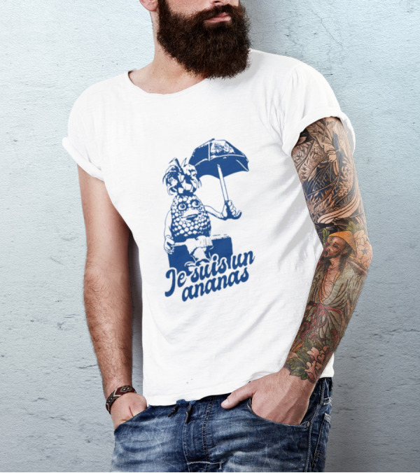 Je Suis Un Ananas Avec Parapluie Et Personnage Humoristique T-Shirt