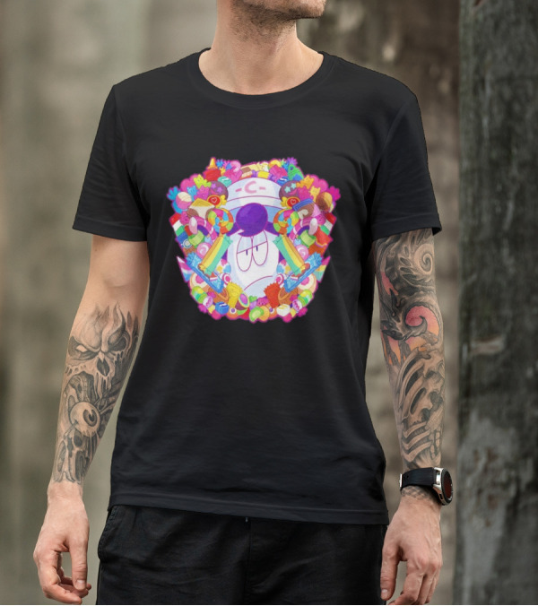 Overwhelming Sweet Colorful Candy Explosion T-Shirt