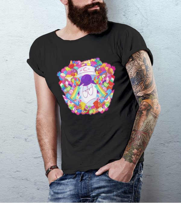 Overwhelming Sweet Colorful Candy Explosion T-Shirt