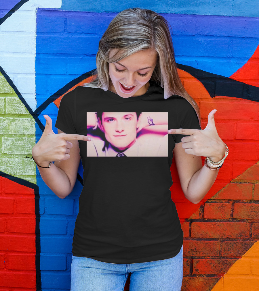 Josh Hutcherson Whistle Iconic Pose T-Shirt
