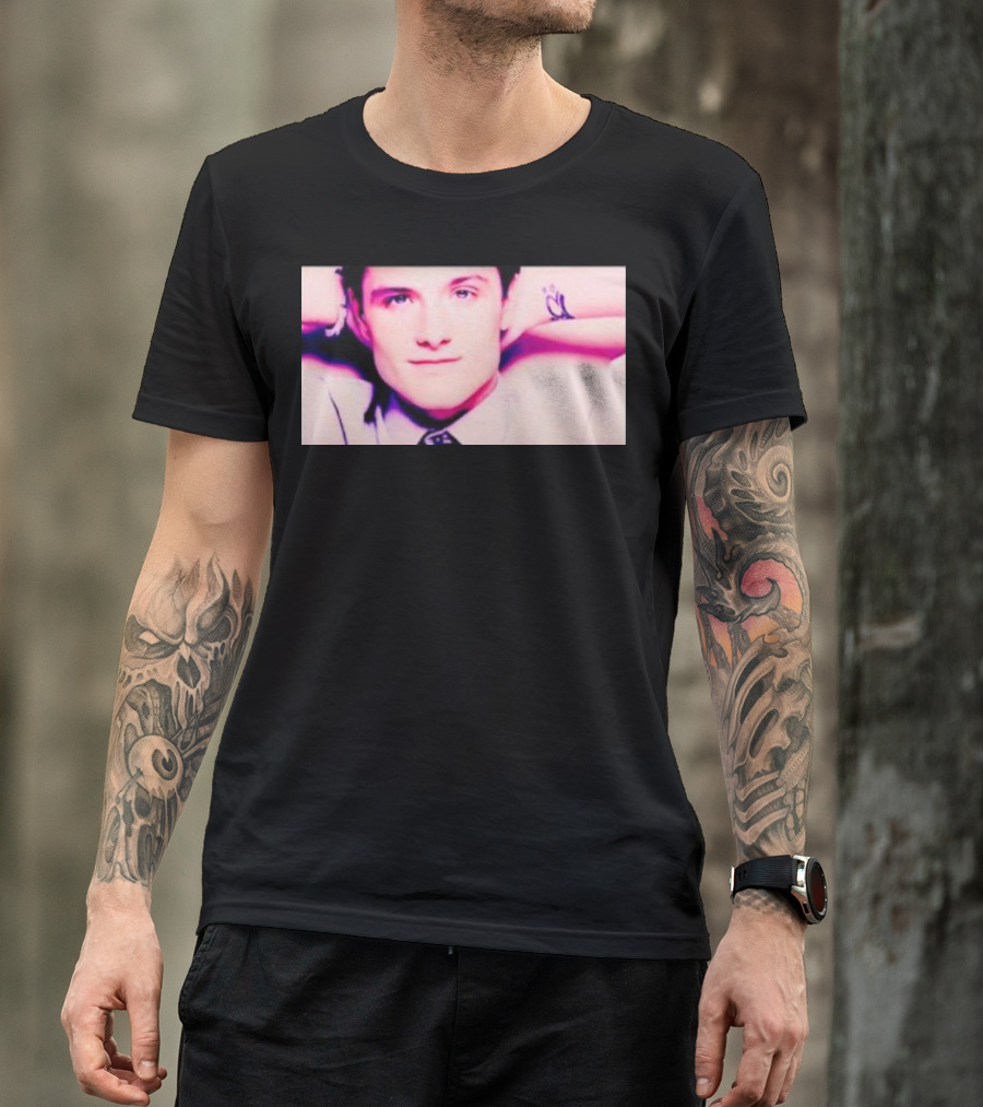 Josh Hutcherson Whistle Iconic Pose T-Shirt
