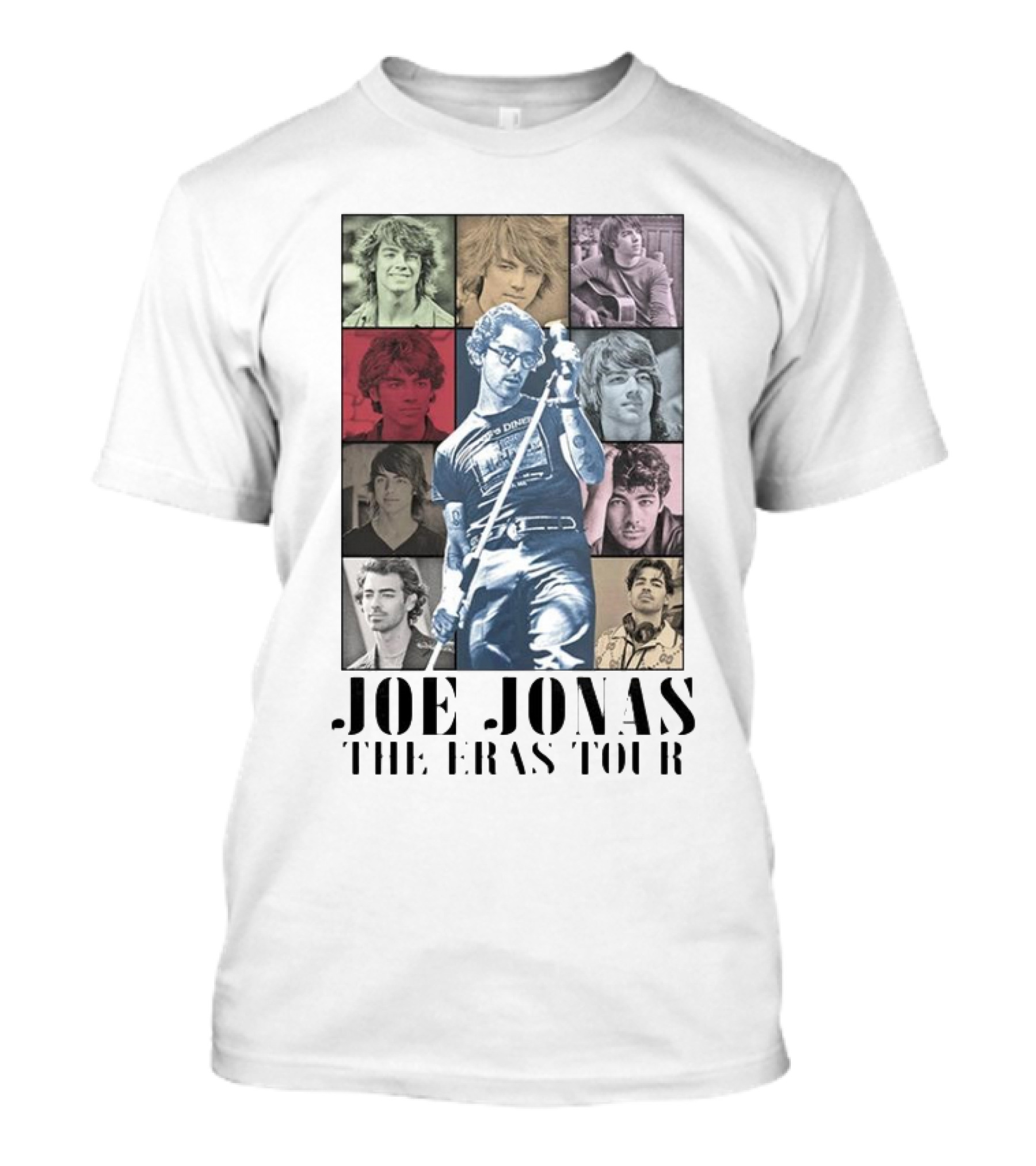 Joe Jonas The Eras Tour Collage T-Shirt